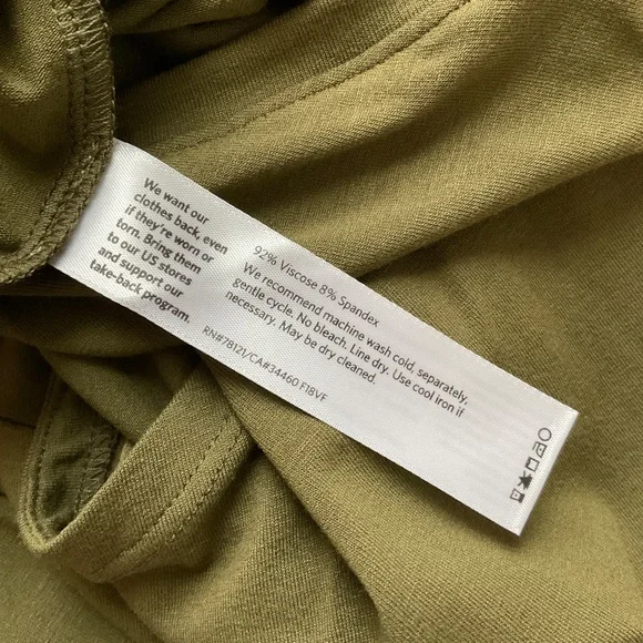 Eileen Fisher sleeveless jersey jumper size M - Picture 7 of 7